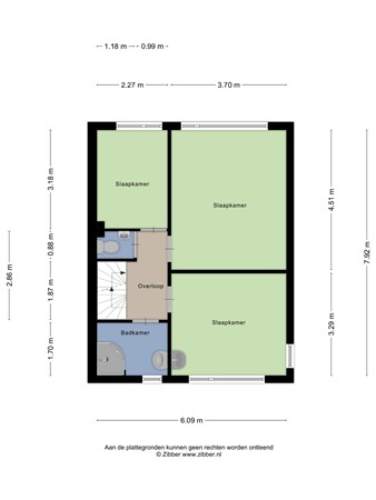 Floorplan - Hobbendonkseweg 22, 5283 HK Boxtel